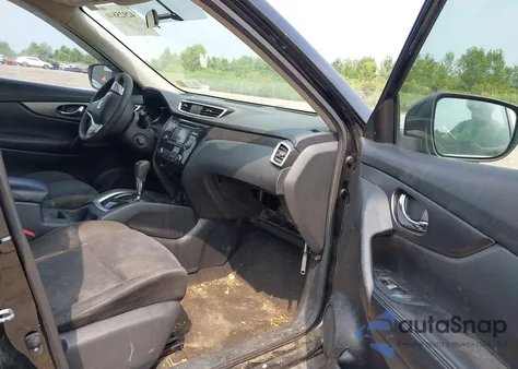 2015 Nissan Rogue S из США, поврежденный, VIN KNMAT2MT3FP531883